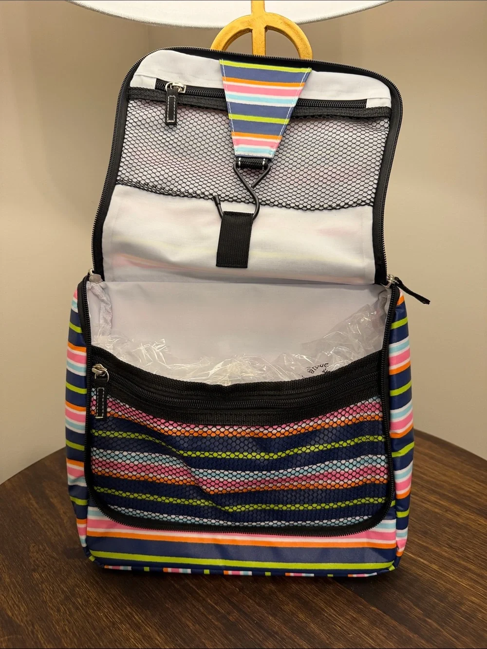 Scout Striped Hanging Toiletry Bag - NWT